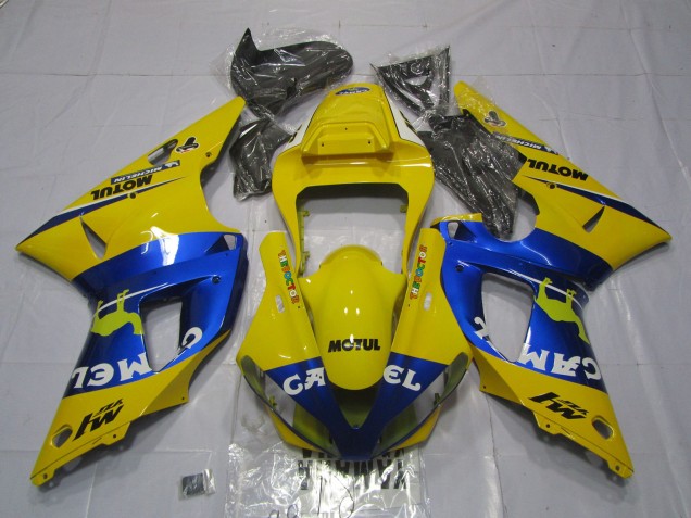 Mejores 2000-2001 Camel Yamaha R1 Carenados Moto