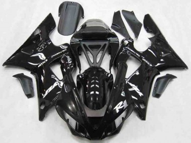 Mejores 2000-2001 Estilo Negro Brillante Yamaha R1 Carenados Moto