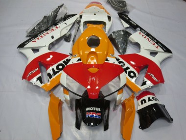 Mejores 2005-2006 Blanco Repsol Honda CBR600RR Carenados Moto