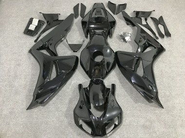 Mejores 2006-2007 Negro Brillante Honda CBR1000RR Carenados Moto