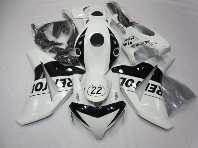 Mejores 2008-2011 22 Repsol Blanco Honda CBR1000RR Carenados Moto Mejores 2008-2011 22 Repsol Blanco Honda CBR1000RR Carenados Moto
