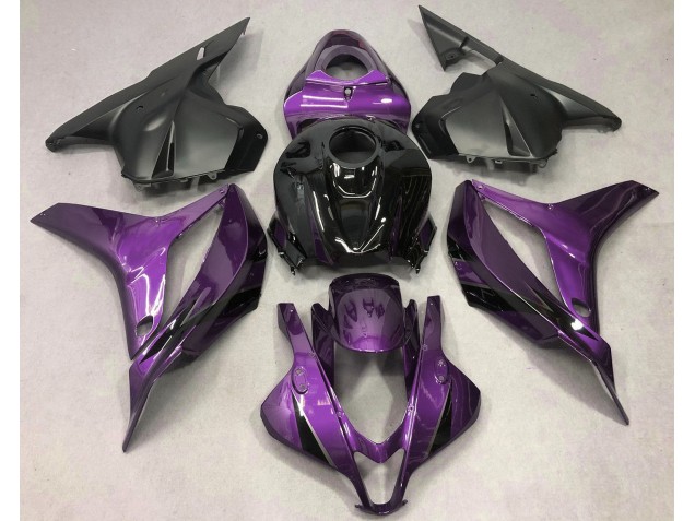 Mejores 2009-2012 Morado Intenso Con Negro Honda CBR600RR Carenados Moto Mejores 2009-2012 Morado Intenso Con Negro Honda CBR600RR Carenados Moto