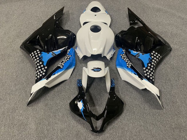Mejores 2009-2012 Negro Azul & Blanco Honda CBR600RR Carenados Moto Mejores 2009-2012 Negro Azul & Blanco Honda CBR600RR Carenados Moto