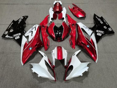 Mejores 2009-2014 Alienígena Azul & Blanco BMW S1000RR Carenados Moto